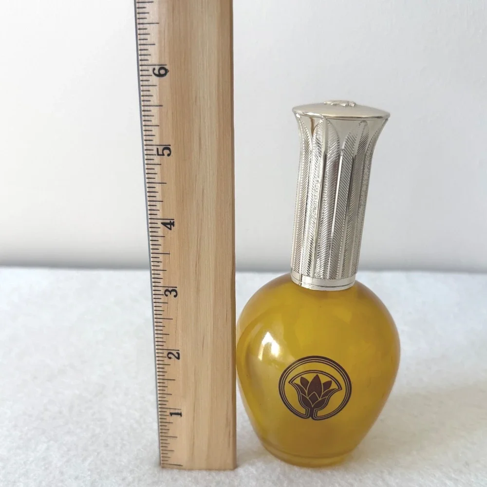 Vintage Avon Queen's Gold Cologne Mist Bottle 3 oz‎ Amber Glass Empty